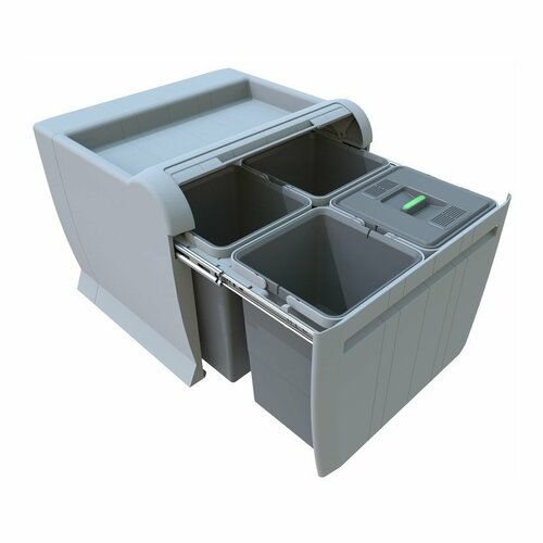 Elletipi Beépíthető szemetes CITY - kihúzható,12+12+12+12 l