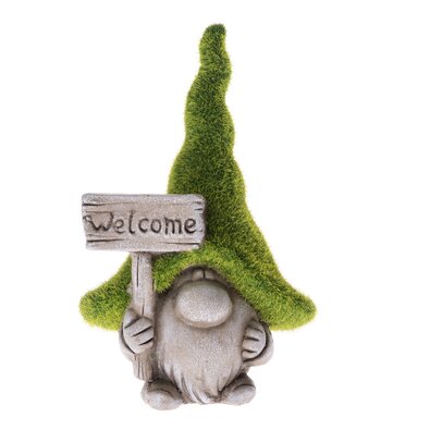 Decorațiune de grădină Welcome Elf, 16 x 25 x 10,5 cm