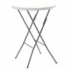 Aldotrade összecsukható catering asztal, szélesség 80 x magasság 110 cm, kerek