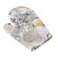 Bellatex Topfhandschuh EMA Dreiecke grau, 18 x 28 cm