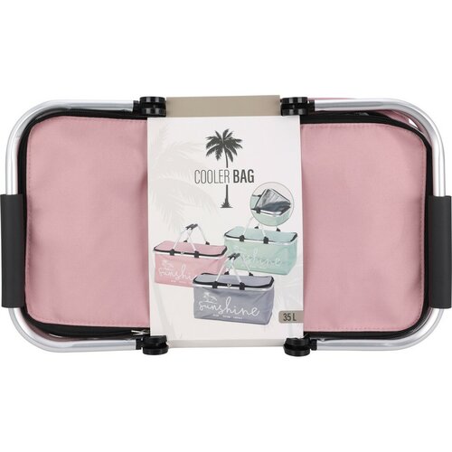 Geantă cu efect de răcire 35 l, 48 x 28 x 24 cm, roz