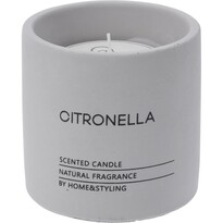 Репелентна свічка Citronella в бетонній упаковці, 10 х 10 см