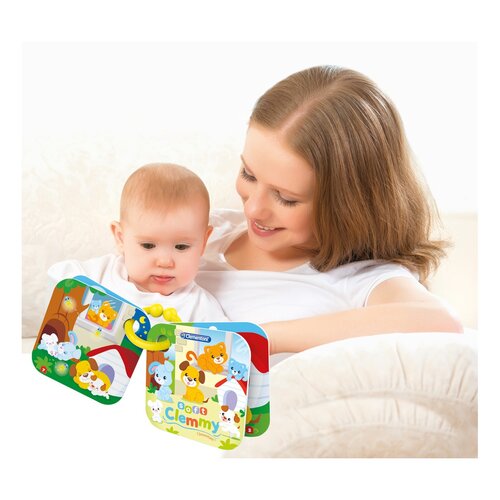 Clementoni Clemmy baby - kocky s knižkou, domáce zvieratá