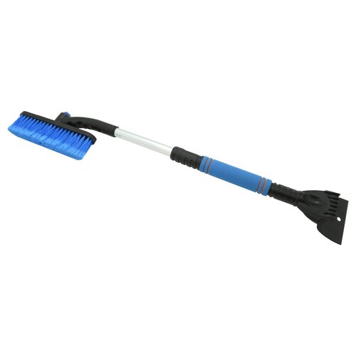 Škrabka s košťátkem BLUE teleskopická skládací  55- 80 cm