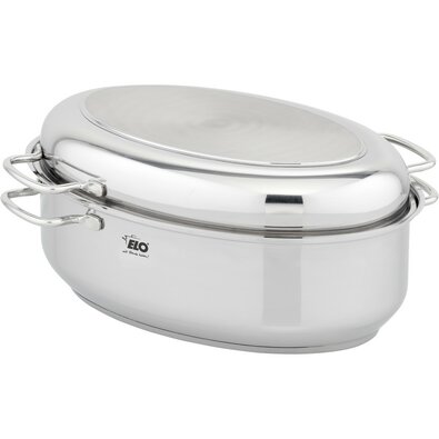 Elo 99938 Pekač z pokrovom in rešetko Bella Gusto 38 x 27,5 cm