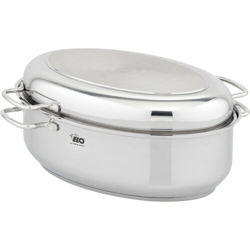 Elo 99938 Bräter mit Deckel und Rost Bella Gusto 38 x 27,5 cm