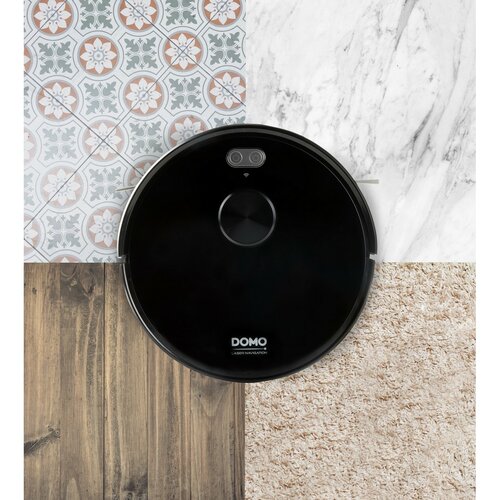 DOMO DO7298 robotický vysavač s čistící stanicí a mopem