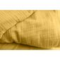 Lenjerie de pat din muselină MATEX muștar , 140 x200 cm, 70 x 90 cm