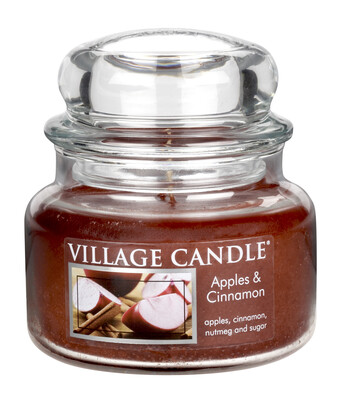 Village Candle illatgyertya Alma és fahéj - Apple Cinnamon, 269 g