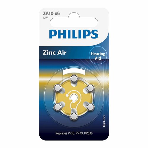 Philips Baterije za slušne aparate ZA10 1,4 V