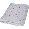 Babymatex Kinderdecke Milly Punkt Grau , 75 x 100 cm