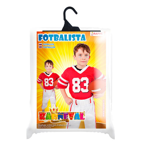 Rappa Costum pentru copii Jucător de fotbal.Mărimea. M