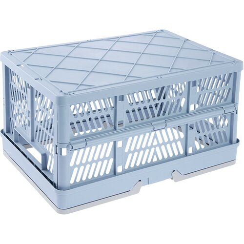Keeeper Skladací košík Ella L Nordic Blue 23 l