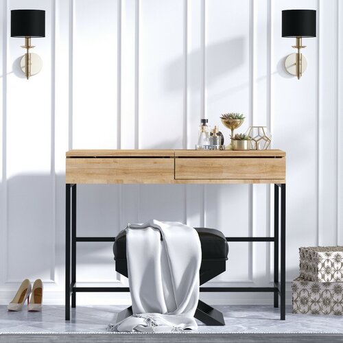 Masa de toaletă Linda Black and Oak