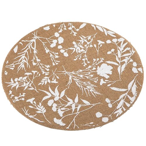 Altom Jutová prtička Meadow premer 38 cm, naravna