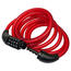 Code-Kabelschloss aus Stahl RL.567.8x1800.CRV rot, 180 cm