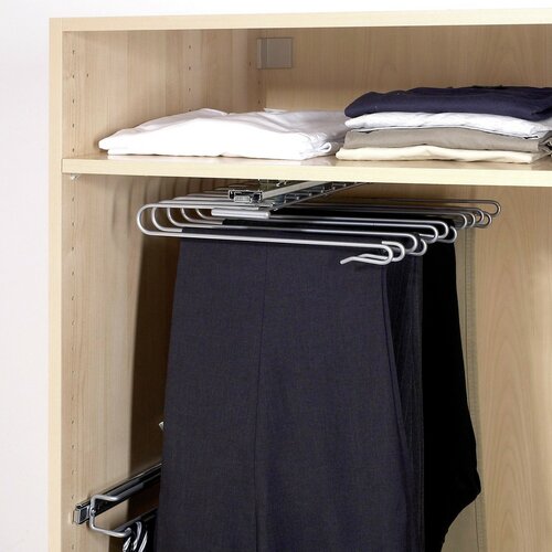 Wenko Cuier extensibil pentru pantaloni pentrudulap, 12 perechi