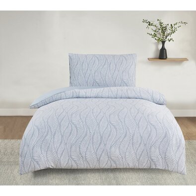 Lenjerie de pat Jacquard Alabama albastru , 140 x200 cm, 70 x 90 cm
