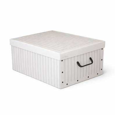 Compactor Faltbare Aufbewahrungsbox Nordic , 50 x 40 x 25 cm, Grau