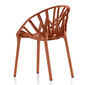 Miniatúra stoličky Vegetal Chair 13,5 cm, tehlová, sada 3 ks
