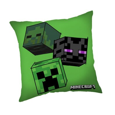 Jerry Fabrics Polštářek Minecraft Mobs comingfor you, 40 x 40 cm