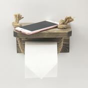 Suport pentru hârtie igienică Acel Walnut