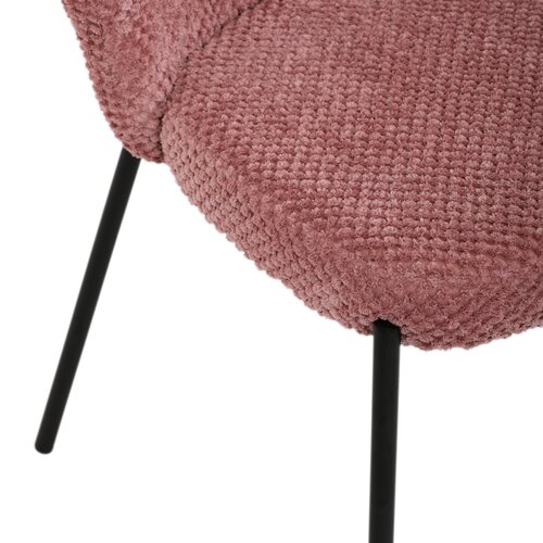 Étkező szék Bouclé CT-W1077 PINK2, rózsaszín