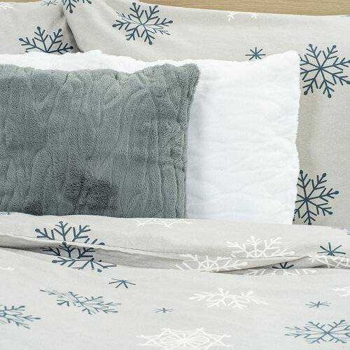 4Home Flanelové obliečky Snow Romance, 140 x 220 cm, 70 x 90 cm