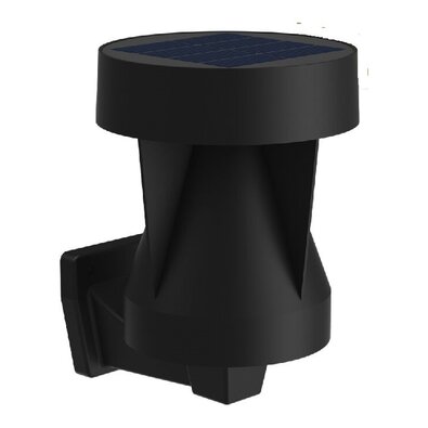 Zewnętrzna solarna lampa ścienna LED Philips Averyczarna, 1,8 W, 200 lm, 2700 K