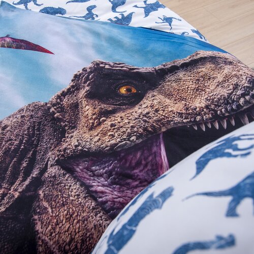 Lenjerie de pat din bumbac Herding Jurassic World,135 x 200 cm, 80 x 80 cm