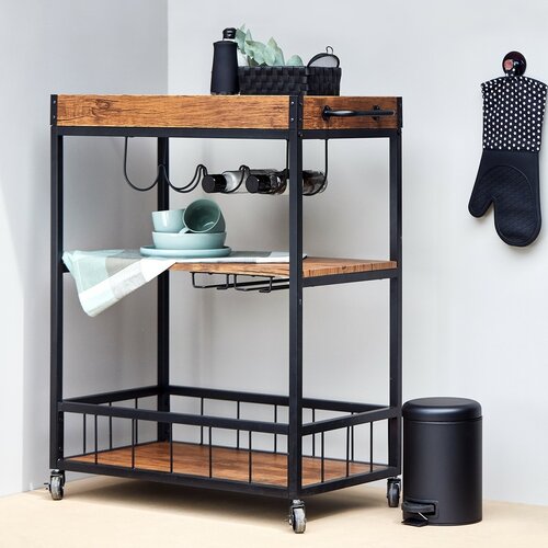 Wózek do serwowania Wenko Rustico, 89,5 x 40 x 80cm