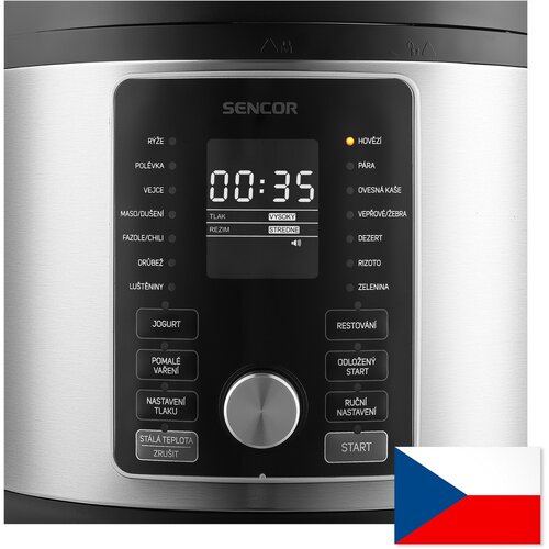 Sencor SPR 6600SS-CZE2 elektromos nyomástartóedény
