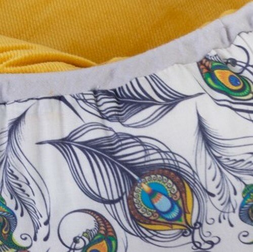 Babymatex Gnezdo Velvet rumena, 55 x 80 cm