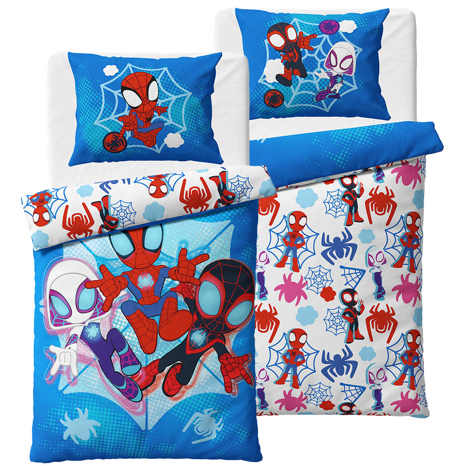 Gyermek ágynemű Spidey Spider Rescue , 140 x 200cm, 70 x 90 cm, 140 x 200 cm, 70 x 90 cm