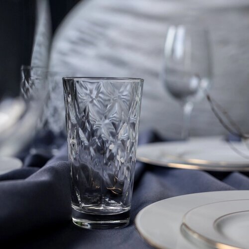 Bormioli Rocco 6-częściowy zestaw szklanek na long drink Kaleido, 370 ml