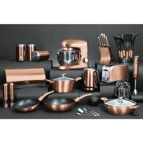 Berlinger Haus 10-Piece Pot Set Rosegold MetallicLine