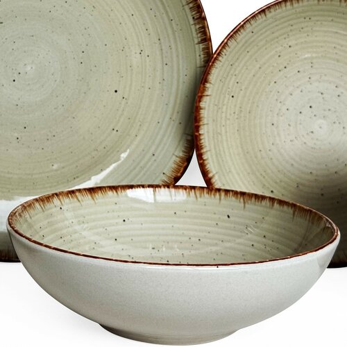 Banquet Súprava jedálenská Spiral Ivory, 30 ks