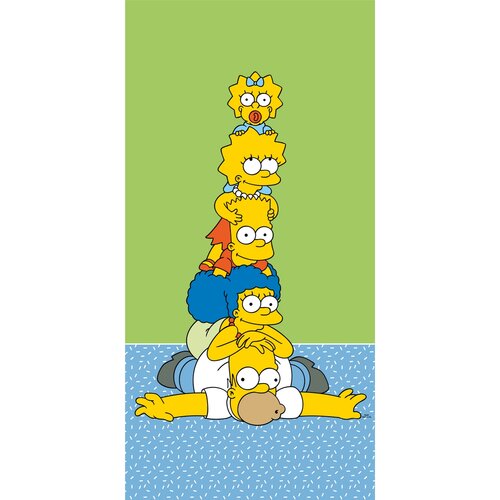 Prosop The Simpsons family tower, 70 x 140 cm