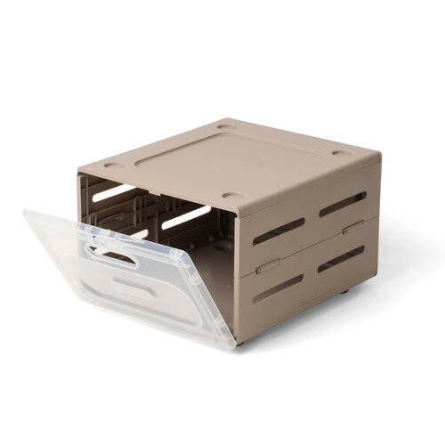 Flex модульний органайзер для взуття Brown 30 x 36 x 22 см