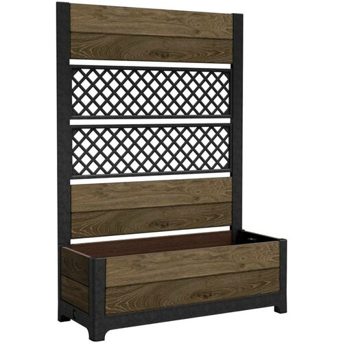 Ghiveci Keter Deco Tulip 110 l, 2 panouri, maro