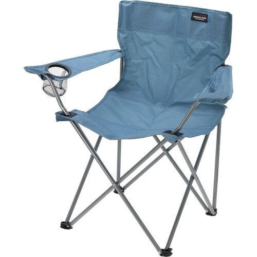 Scaun metalic pliabil, albastru deschis