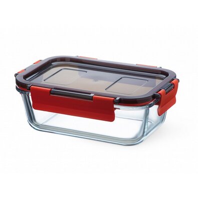 Simax 7626/L üvegedény kattanófedéllel , 0,85 l