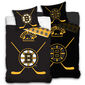 Lenjerie de pat luminoasă NHL Boston Bruins, din bumbac, 140 x 200 cm, 70 x 90 cm