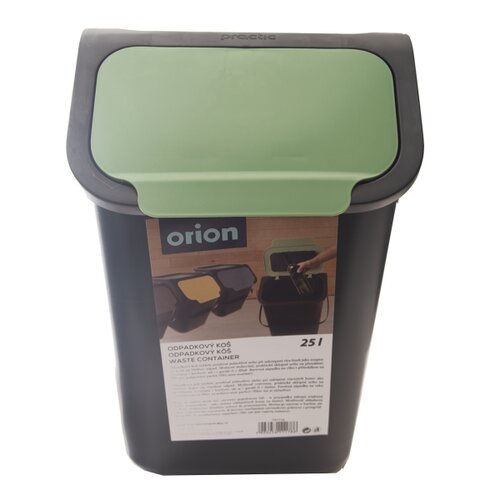 Coș deșeuri selective Orion 25 l, verde