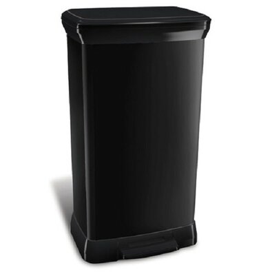 Curver Hulladékgyűjtő téglalap alakú 50 l, fekete