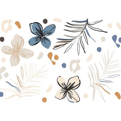 Samolepilne dekoracije Vector Graphics Florals,42,5 x 65 cm