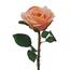 Umelá rozkvitnutá Ruža s tŕňmi oranžovo-ružová, 38 cm