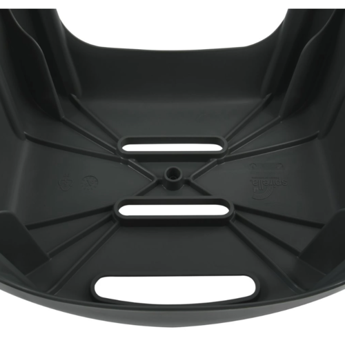 Spirella Sedátko do sprchy HOCKER tmavě šedá, 47 cm