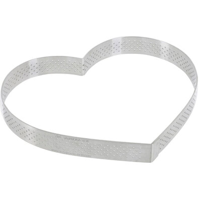 De Buyer 3099.52 perforowana rama do ciast Serce 18 cm, stal nierdzewna