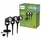 Philips Reuel GardenLink venkovní LED reflektor Low Voltage sada 3 ks, 3x1,5 W, 3x180 lm, 2700 K